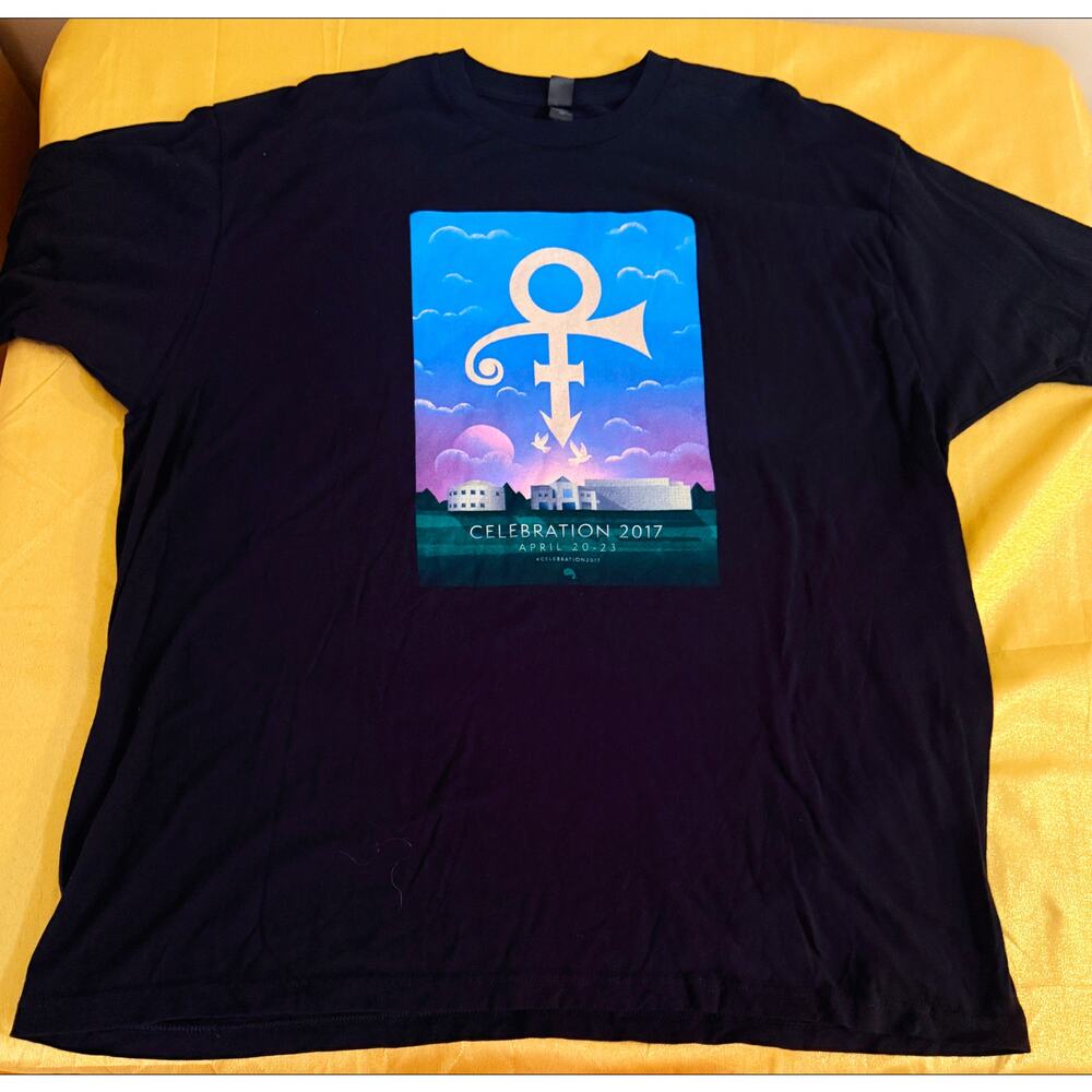 PRINCE-GRAIL-2017 Celebration Tee - 2XL- NEW-Purchased at Paisley Park